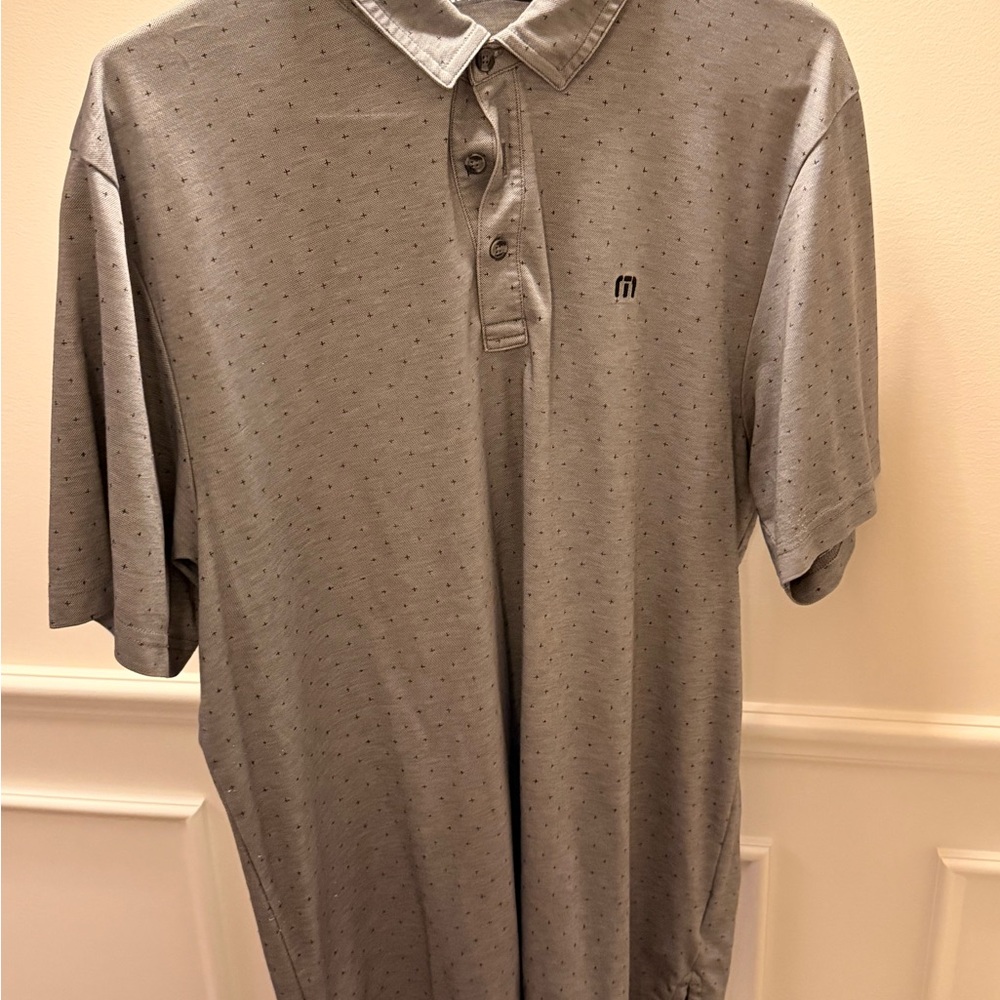 Travis Mathew Charcoal Polo Shirt